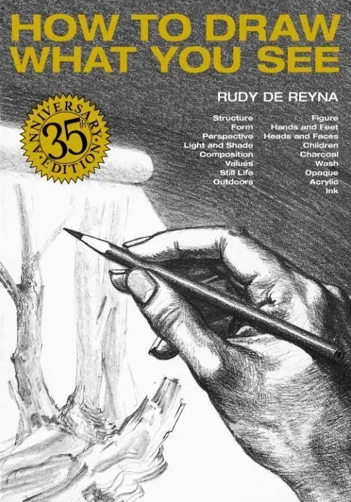 How to Draw What You See by Rudy De Reyna - How to draw books
