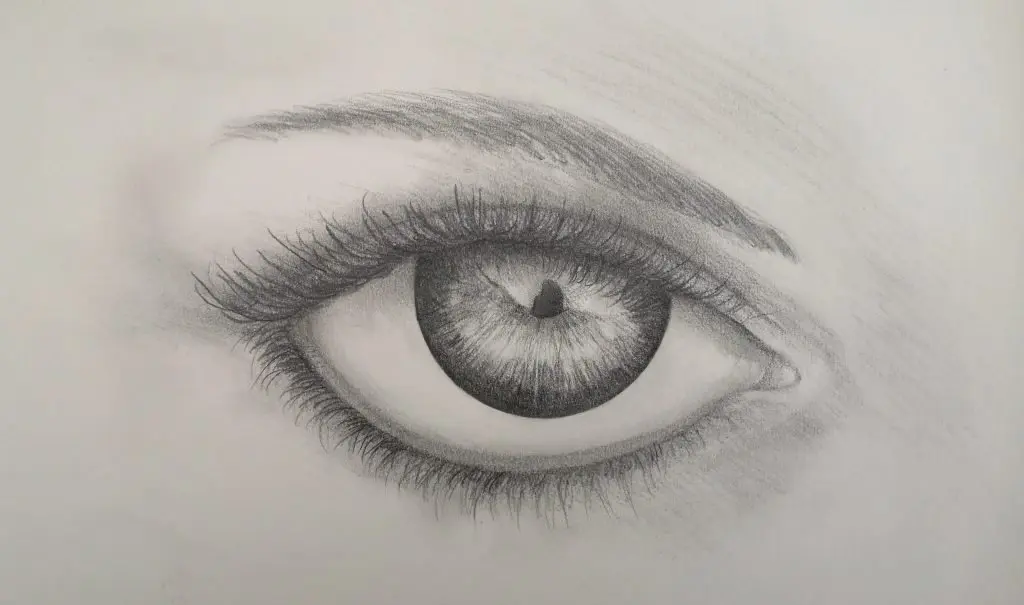 comment dessiner des yeux - dessin oeil