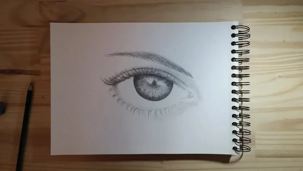 comment dessiner des yeux - dessin oeil