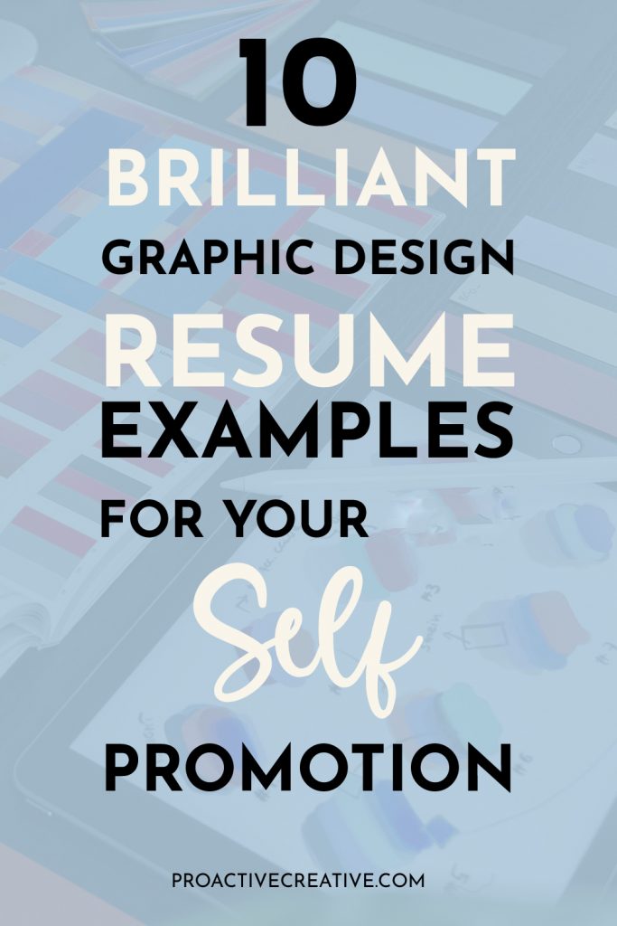 10 Brilliant Graphic Designer Resume Examples For Your Self Promotion Inspiration