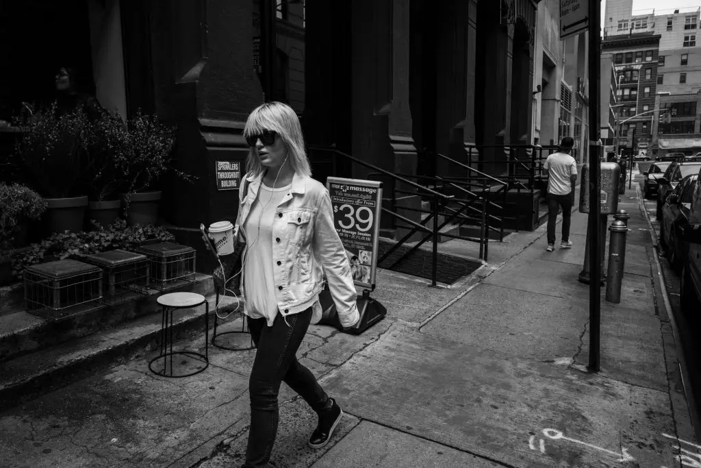 photo de new york - portrait noir et blanc