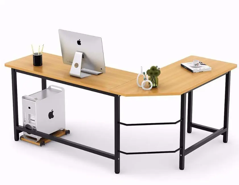 Tribesigns Modern L-Shaped Desk Corner Computer Desk - Minimalist