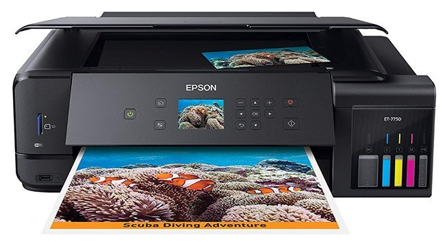 Epson EcoTank ET-7750, imprimante à jet d'encre, format A3, impression photo haute définition
