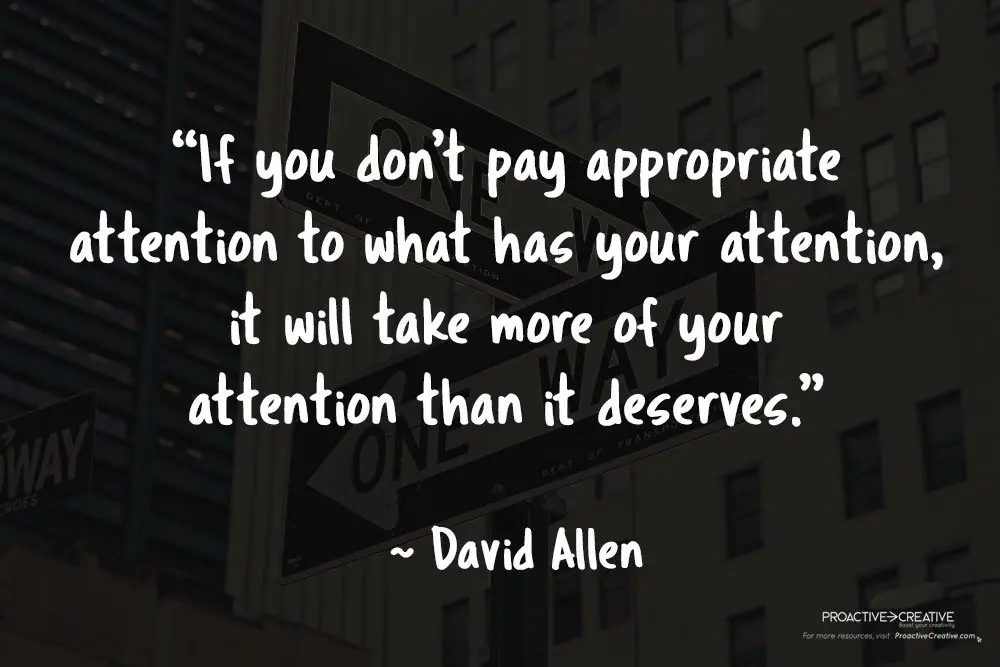 Quotes about productivity - David Allen