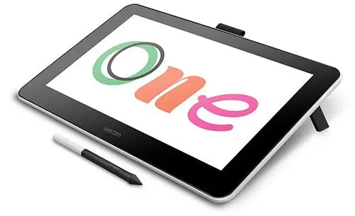 wacom one digital drawing tablet with screen