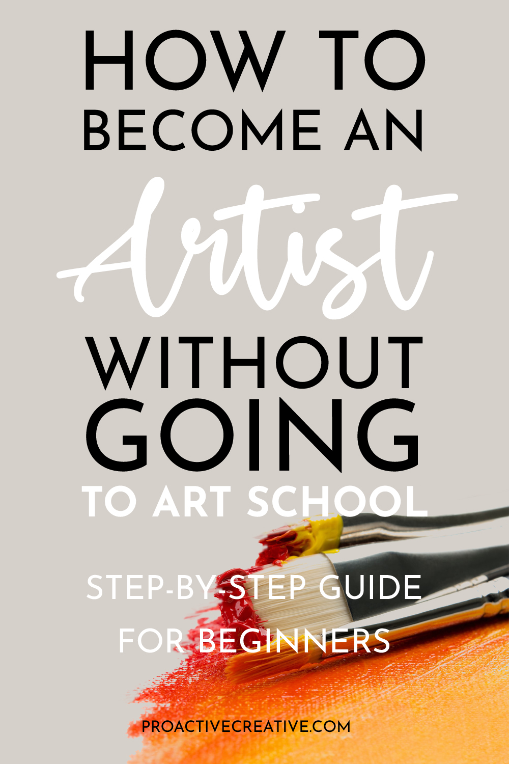 How to become an artist without a degree