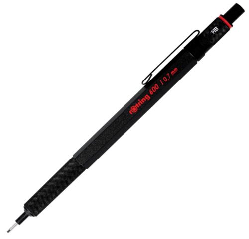 Meilleurs crayons mécaniques pour le dessin - Rotring 600 Black Barrel