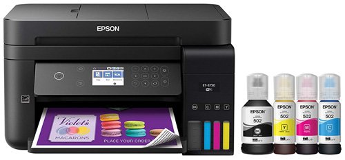 Meilleure imprimante avec réservoir d'encre - Epson WorkForce ET-3750 EcoTank