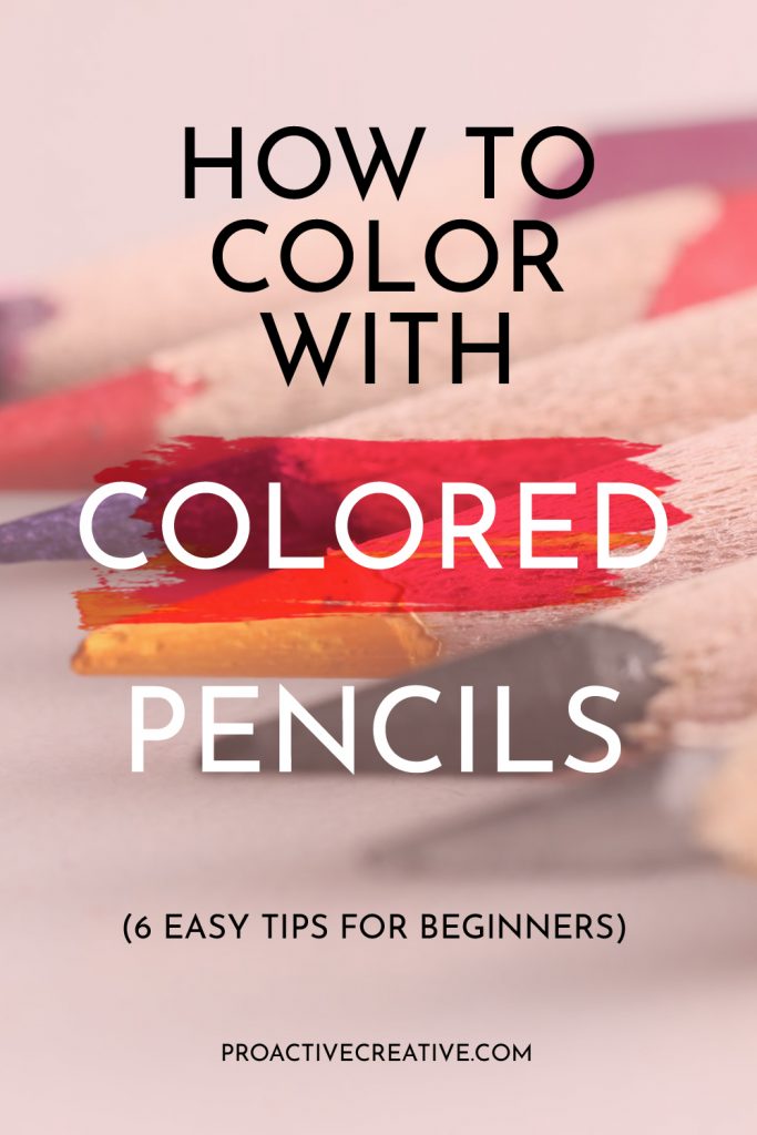 How to color with colored pencils easy tips