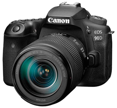 Canon EOS 90D Appareil Photo Reflex, Meilleur reflex numérique haut de gamme pour la photographie d'art