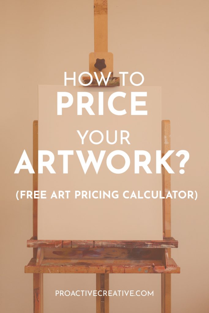 How to price your artwork, free art pricing calculator