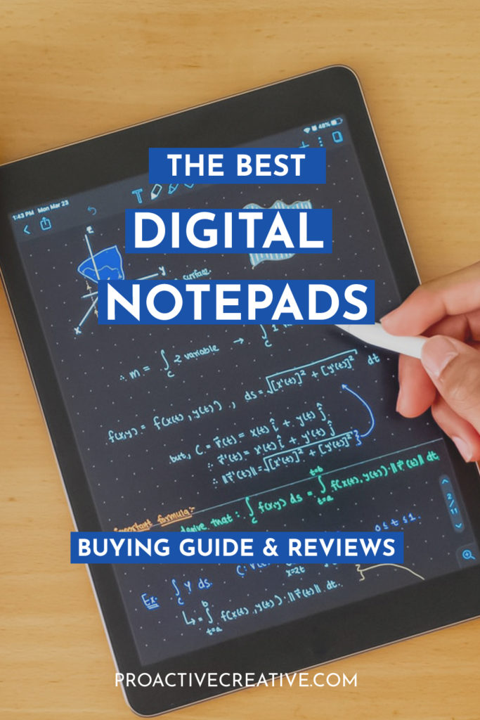 Best Digital Notepads & Smart Notebooks (Buying Guide & Reviews)