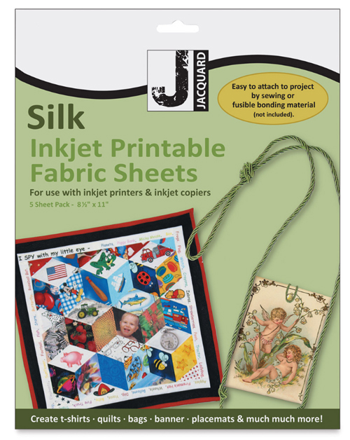 Jacquard Cotton and Silk Inkjet Fabric, best inkjet fabric (inkjet paper alternative)