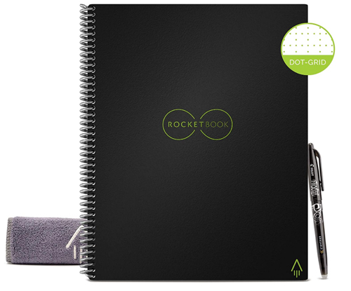 Best Electronic Reusable Notebook. Rocketbook Smart Reusable Notebook