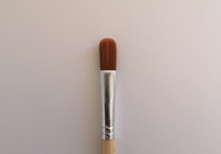 Types of paint brushes, round brush