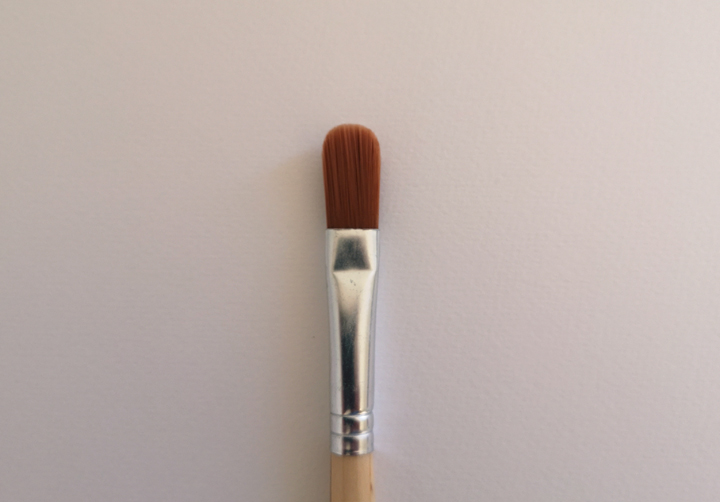 Types of Paint Brushes, Filbert
