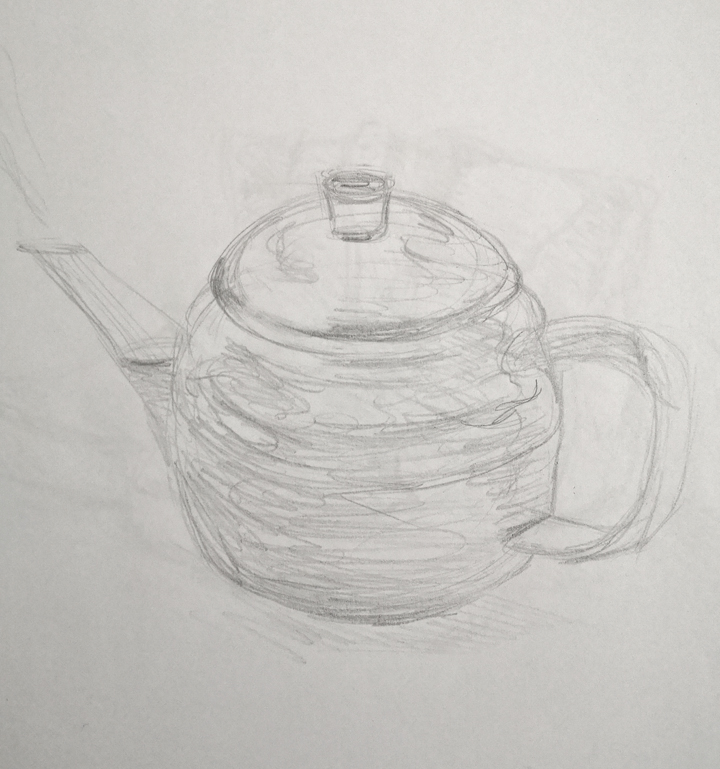 a teapot drawing idea