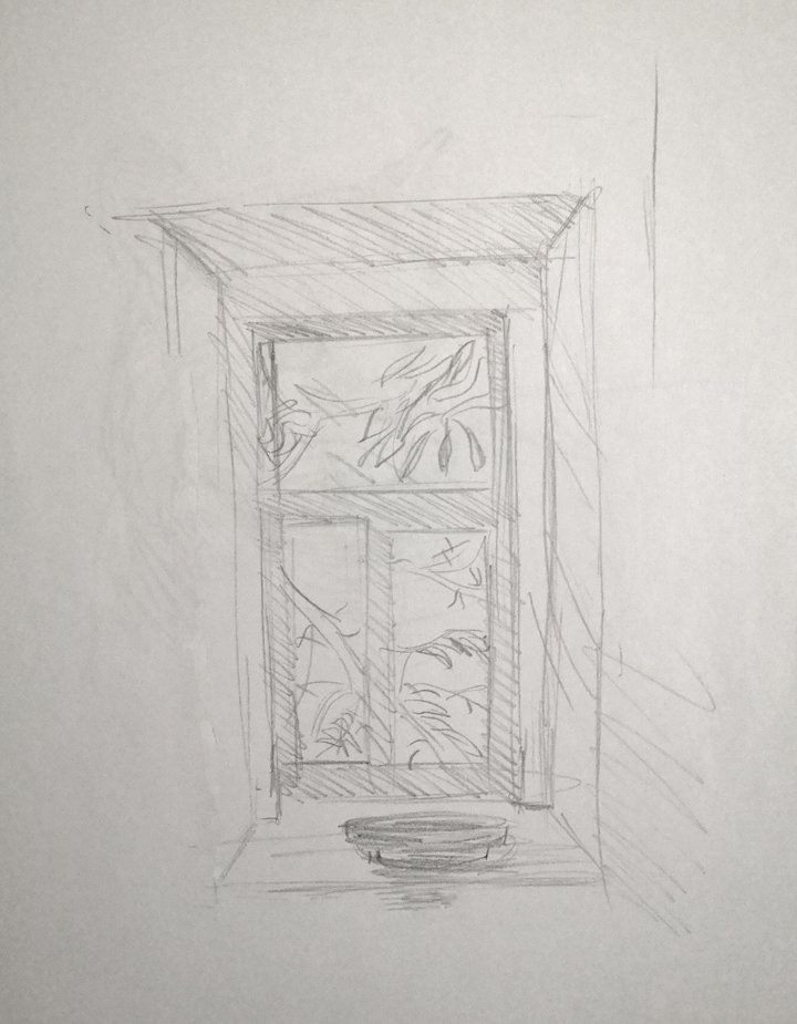 the view of yourr window drawing idea, 