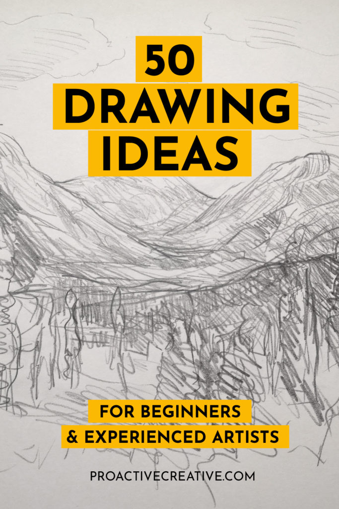 50 drawing ideas