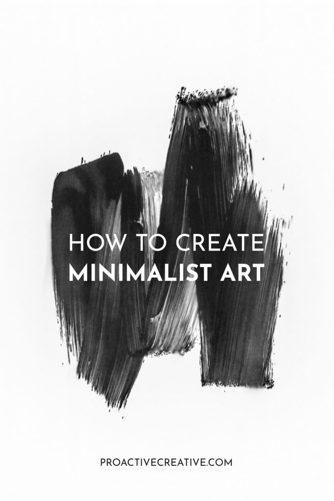 comment faire de l'art minimal