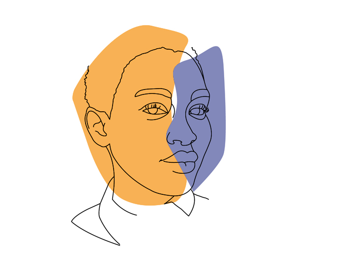 How to make minimal vector portrait