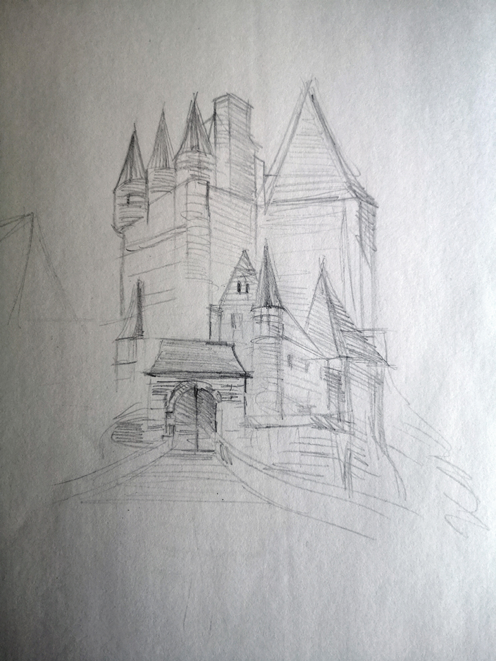 Things to draw when bored (A Castle)