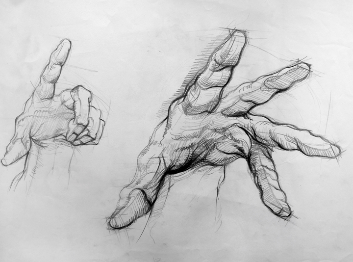 Things to draw when bored (Hands)