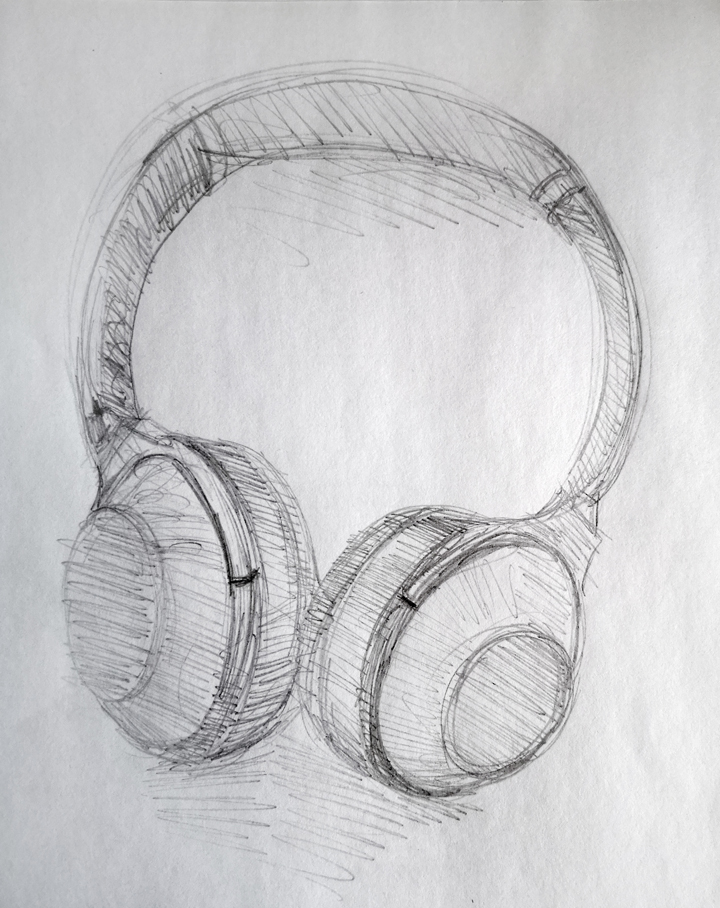 things to draw when bored (Headphones)