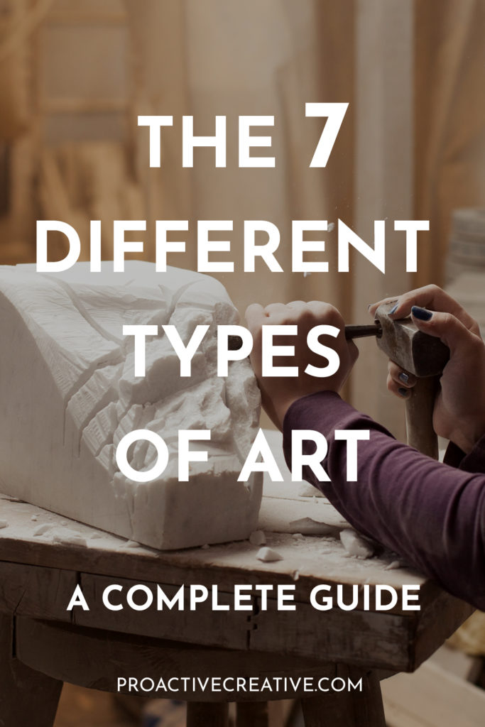 the 7 different forms of art