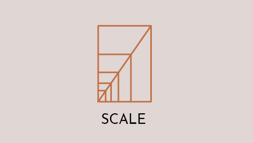 Scale: principles of design in art