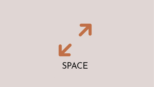 Space: principles of design in art