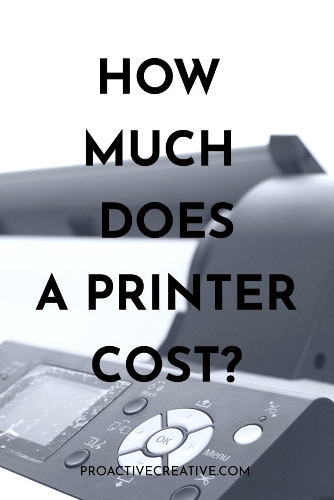 how much does a color printer cost