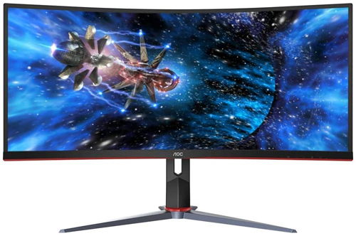 If you’re looking for a 34-inch monitor on a budget, check this one out. It has the same smart curved design at a much cheaper price. 

Plus, you also get an incredible 3440 x 1400 resolution. That makes it just as well suited for creative work as for watching movies.

And with a 144-Hz refresh rate, it’s hard to beat this monitor. It also has Adaptive-Sync technology for an even more seamless gaming experience.