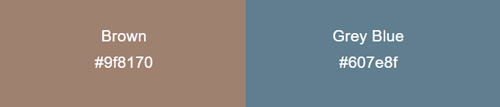 brown vs grey blue