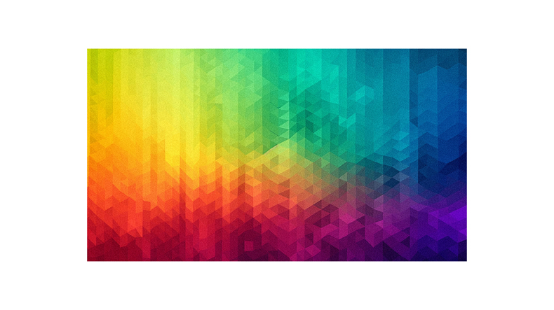 A colorful background with triangles on it.
