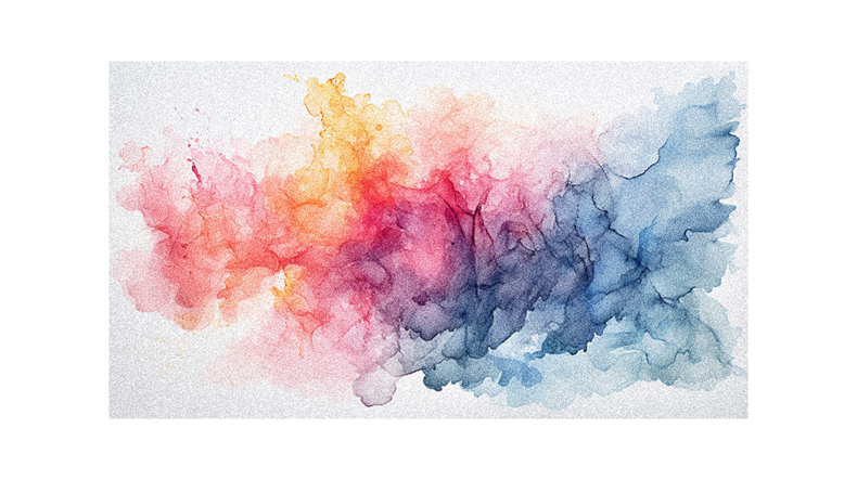 A watercolor painting on a white background.