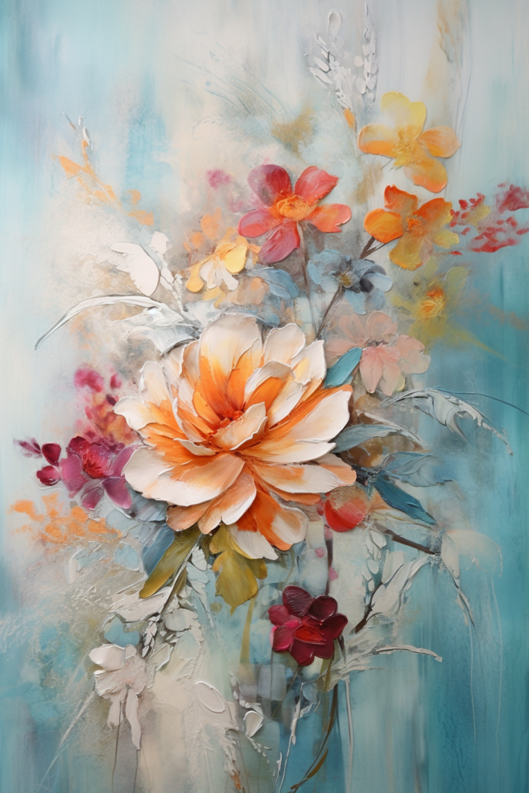 44 Floral Canvas Painting Ideas for Botanical Beauty Proactive — free download