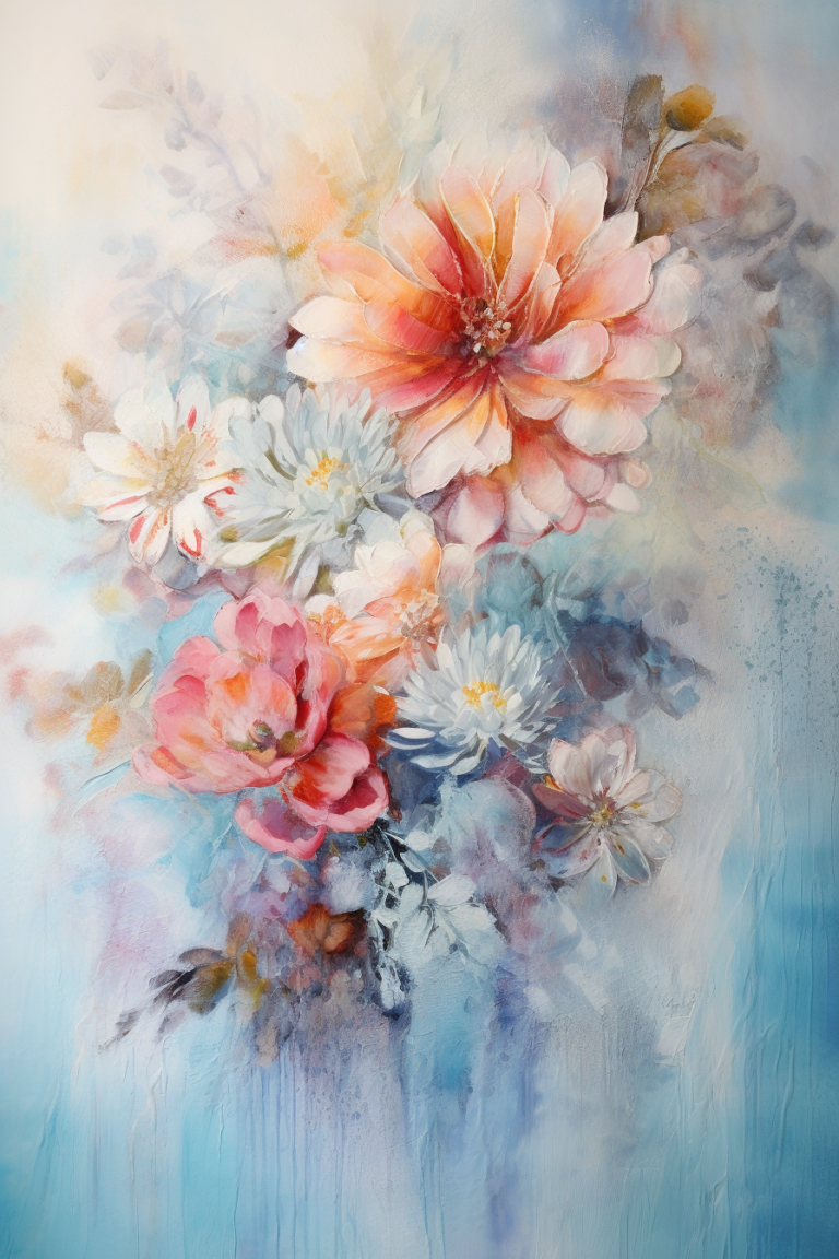 44 Floral Canvas Painting Ideas for Botanical Beauty Proactive — free download