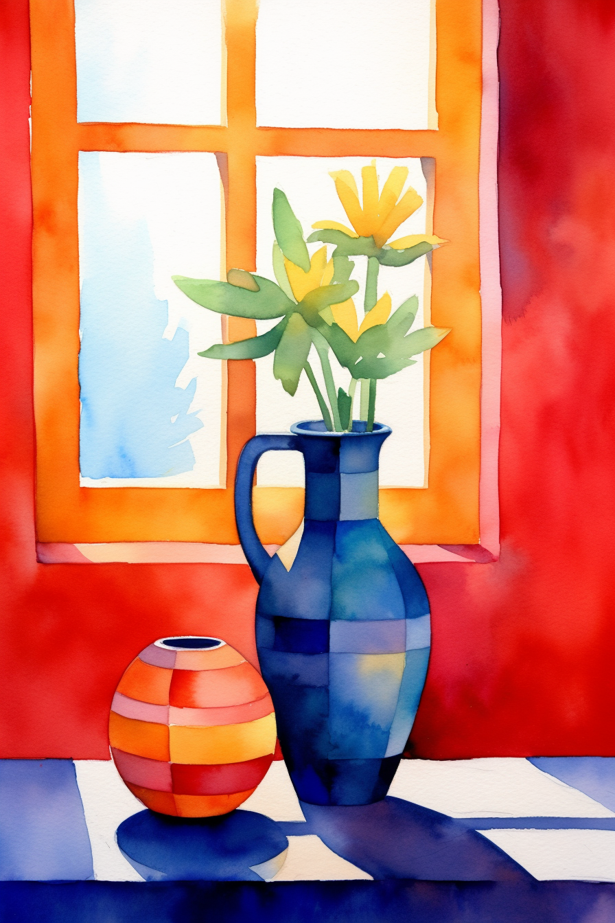 A vase of flowers on a window sill.